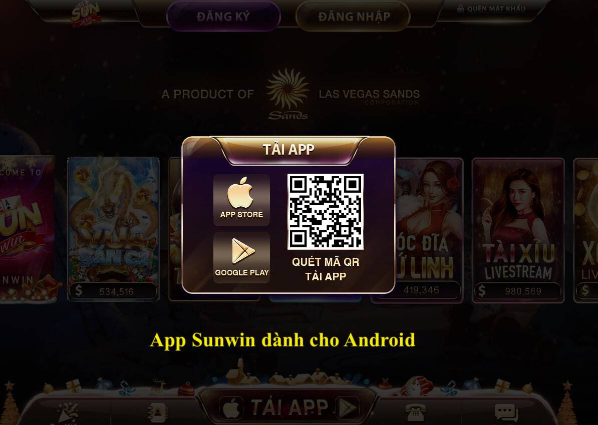 App Sunwin dành cho Android