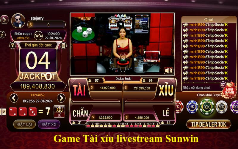 Game Tài xỉu livestream Sunwin